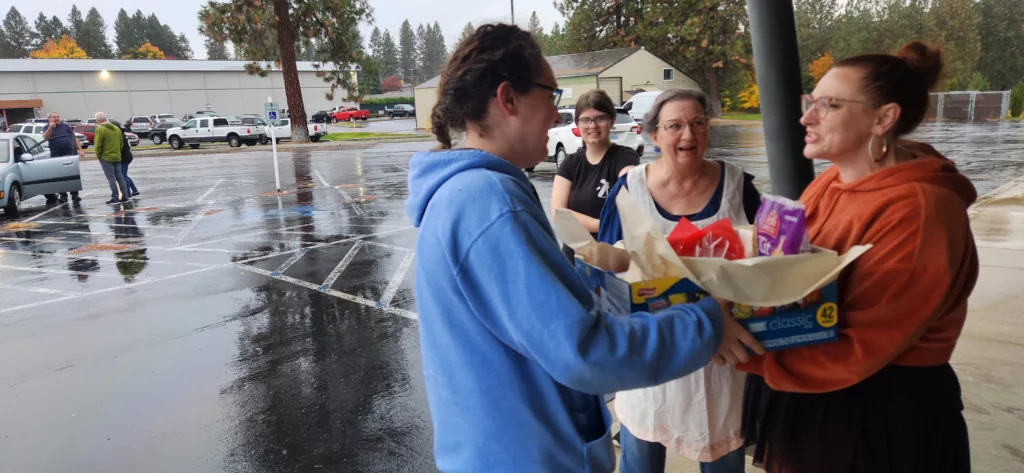 Serving Dinner to a Foster Mom